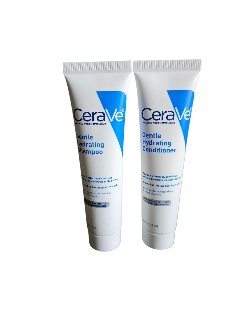 CeraVe Gentle Hydrating Shampoo & Conditioner Duo - 1oz Each